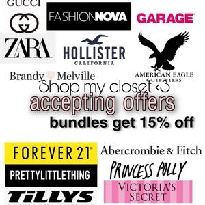 ACCEPTING OFFERS / BUNDLES 15% off